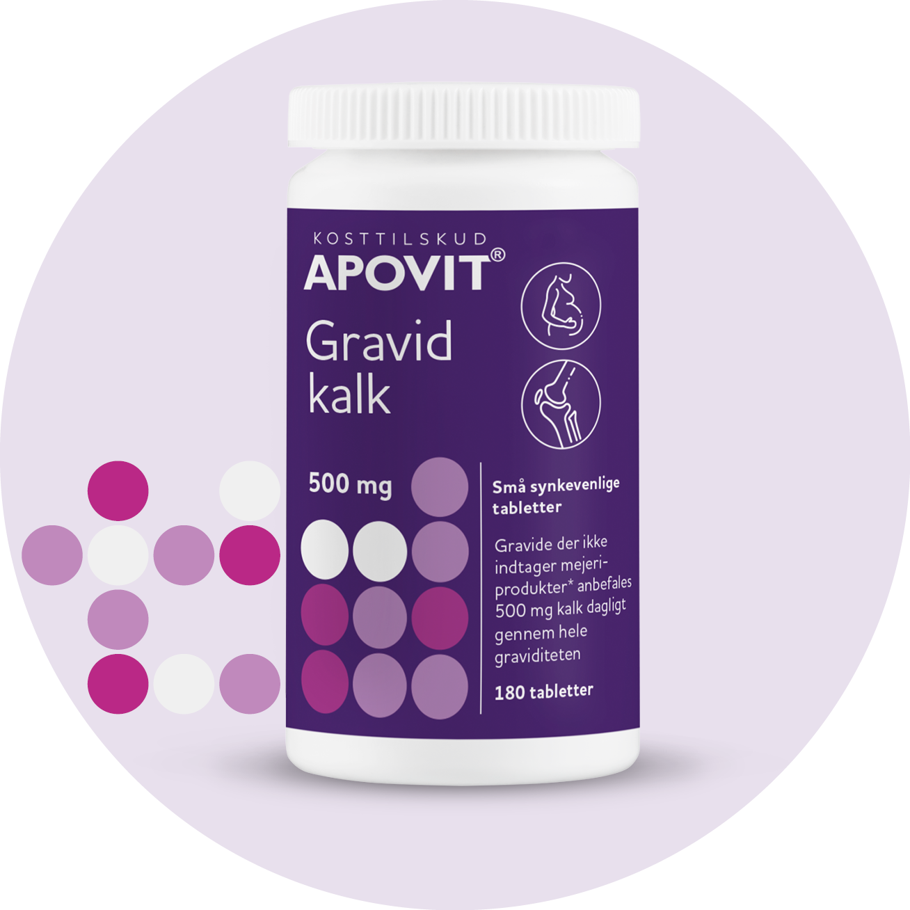 Til gravide, der ikke drikker mælk eller spiser mælkeprodukter