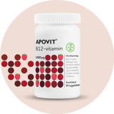 B12-vitamin bidrager til at reducere træthed og udmattelse og til immunsystemets normale funktion