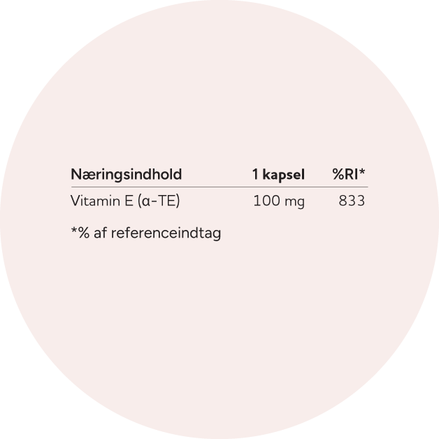 Næring E Vitamin 100Mg Circle
