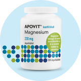 Magnesium bidrager til normal Muskelfunktion og til at mindske træthed og udmattelse