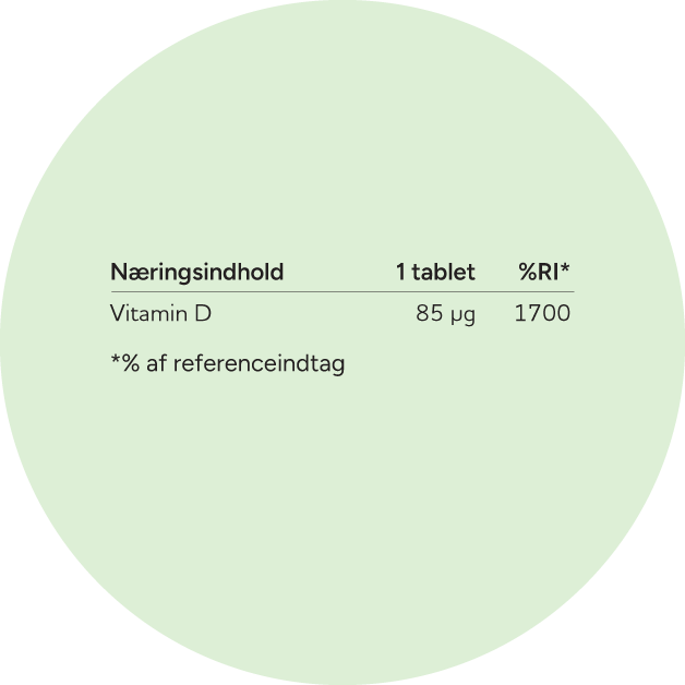 Næring D Vitamin 85Ug Circle