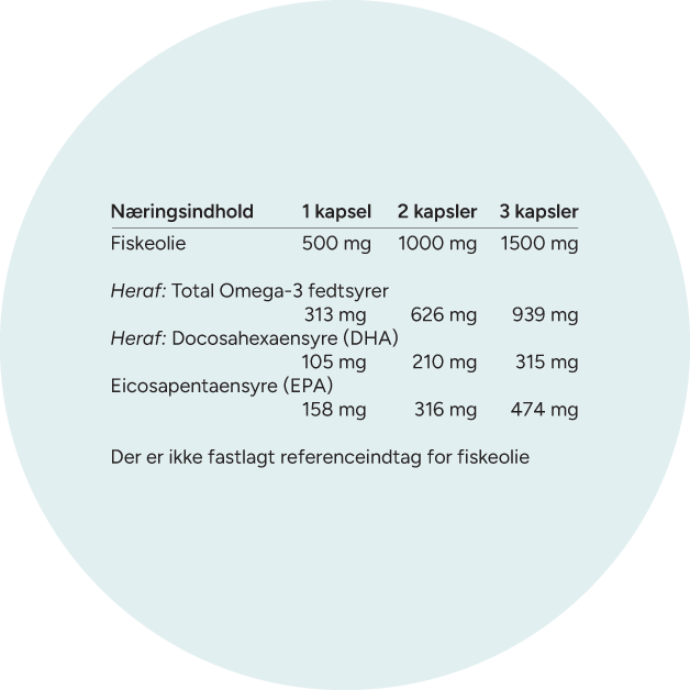Næring Omega 3 500Mg Circle