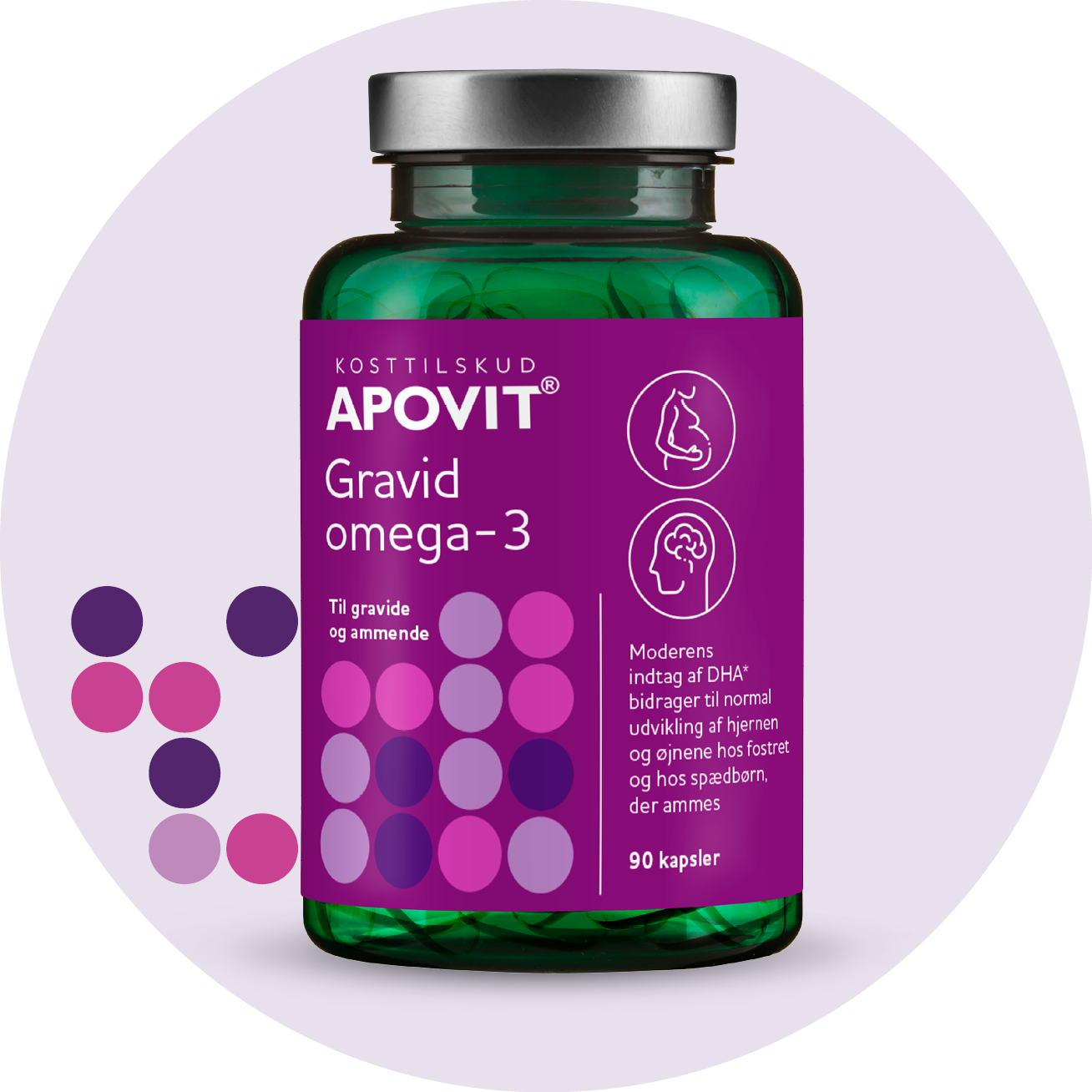 Gravid omega-3, 90 kapsler