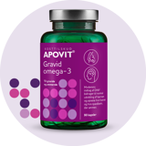 Moderens indtag af DHA* bidrager til normal udvikling af hjernen og øjnene hos fostret og hos spædbørn, der ammes