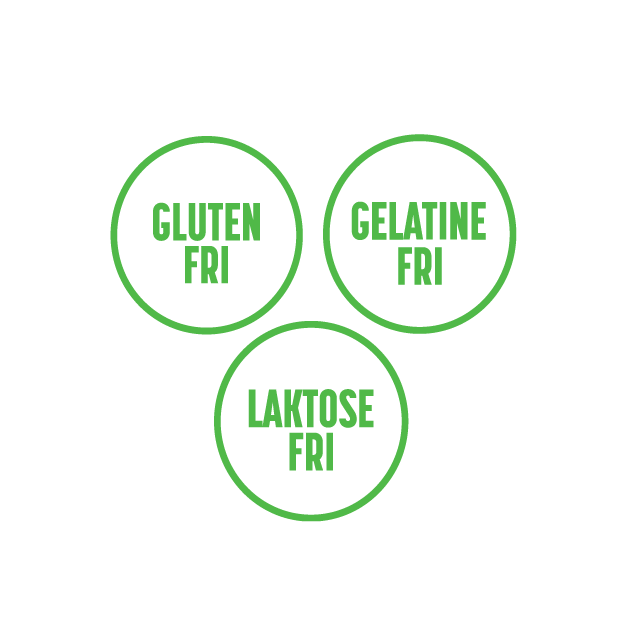 D Vitamin Gluten, Laktose Og Gelantine