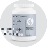 Kalk er nødvendigt for vedligeholdelse af normale knogler og tænder