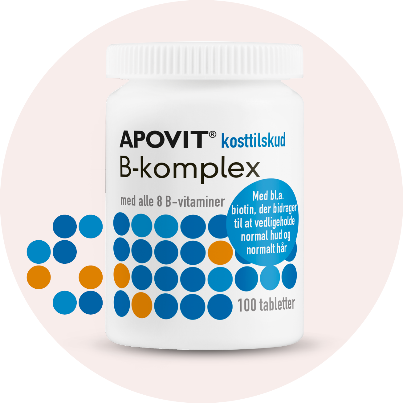 B-komplex, 100 tabletter