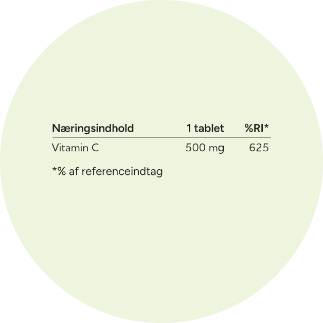 Næring C Vitamin 500Mg Circle