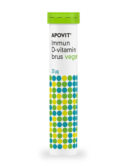 Immun D-vitamin brus vegansk 25 µg, citron/lime smag