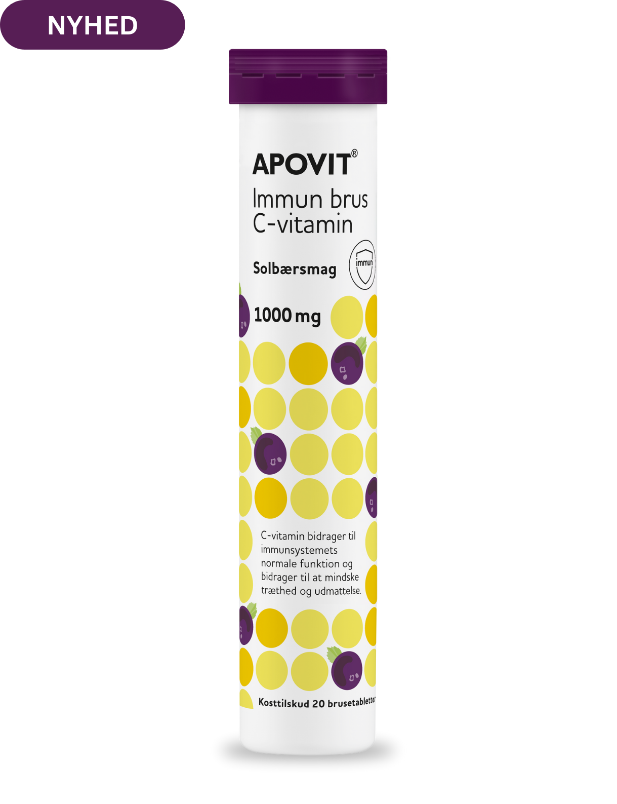 Immun brus C-vitamin, solbærsmag